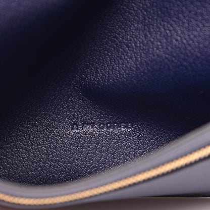 Hermes Ostrich Bearn Wallet Bleu Saphir 7 of 8