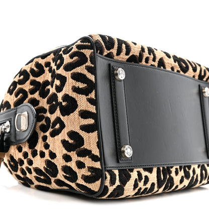 Louis Vuitton Jacquard Velvet Leopard Print Stephen Sprouse Speedy 9 of 15