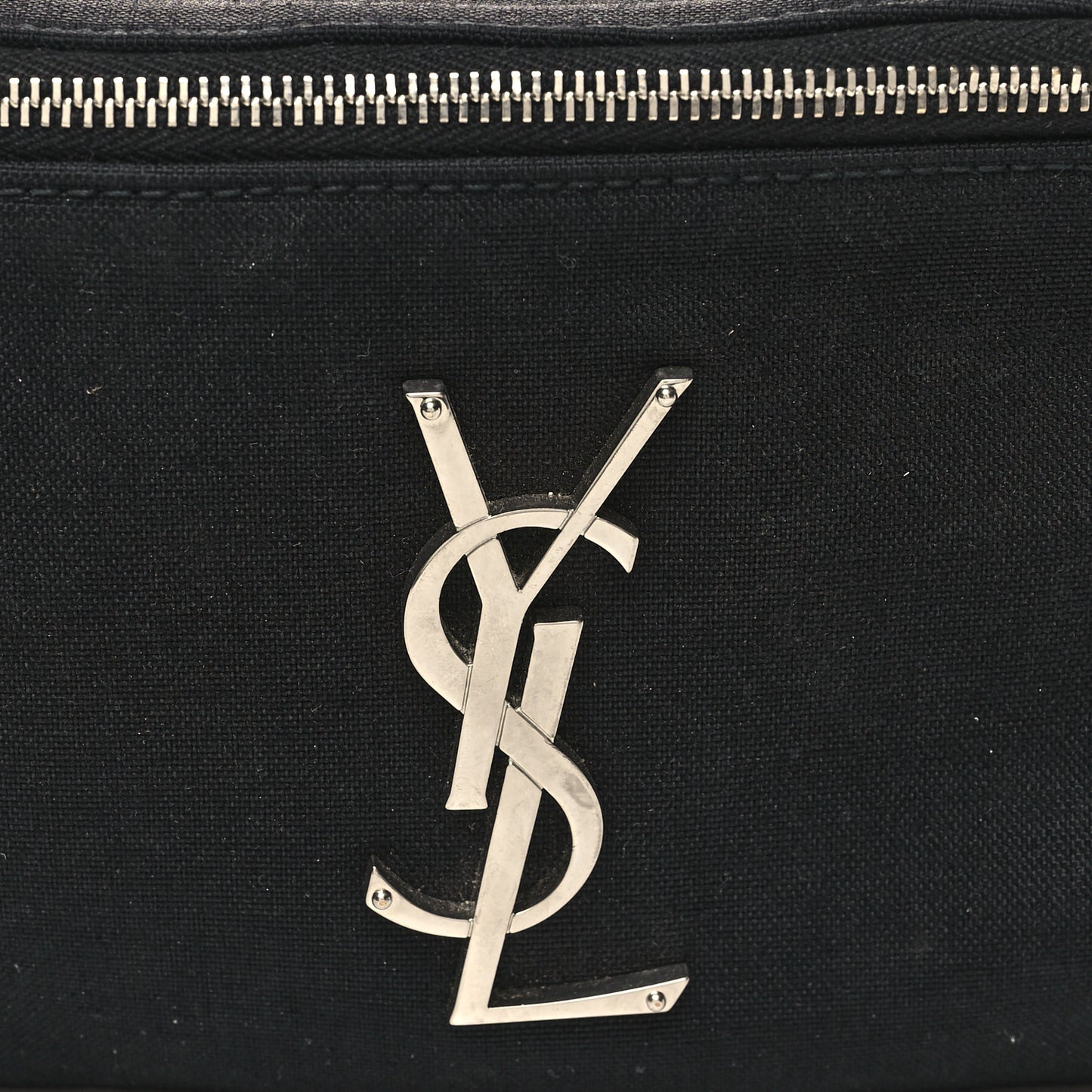 Canvas Monogram Belt Bag Black