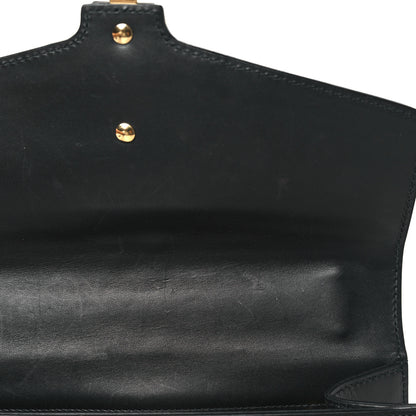 Gucci Calfskin Small Sylvie Shoulder Bag Black 10 of 10