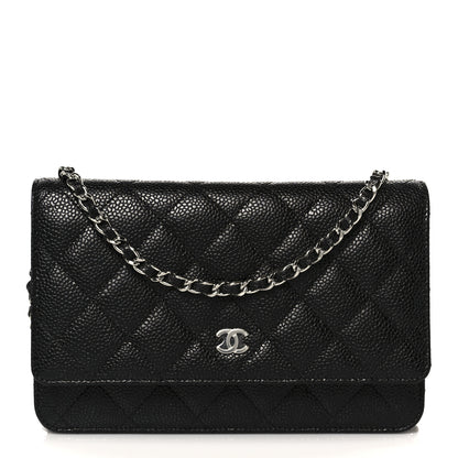 Chanel Caviar Quilted Wallet On Chain WOC Black 1 of 13