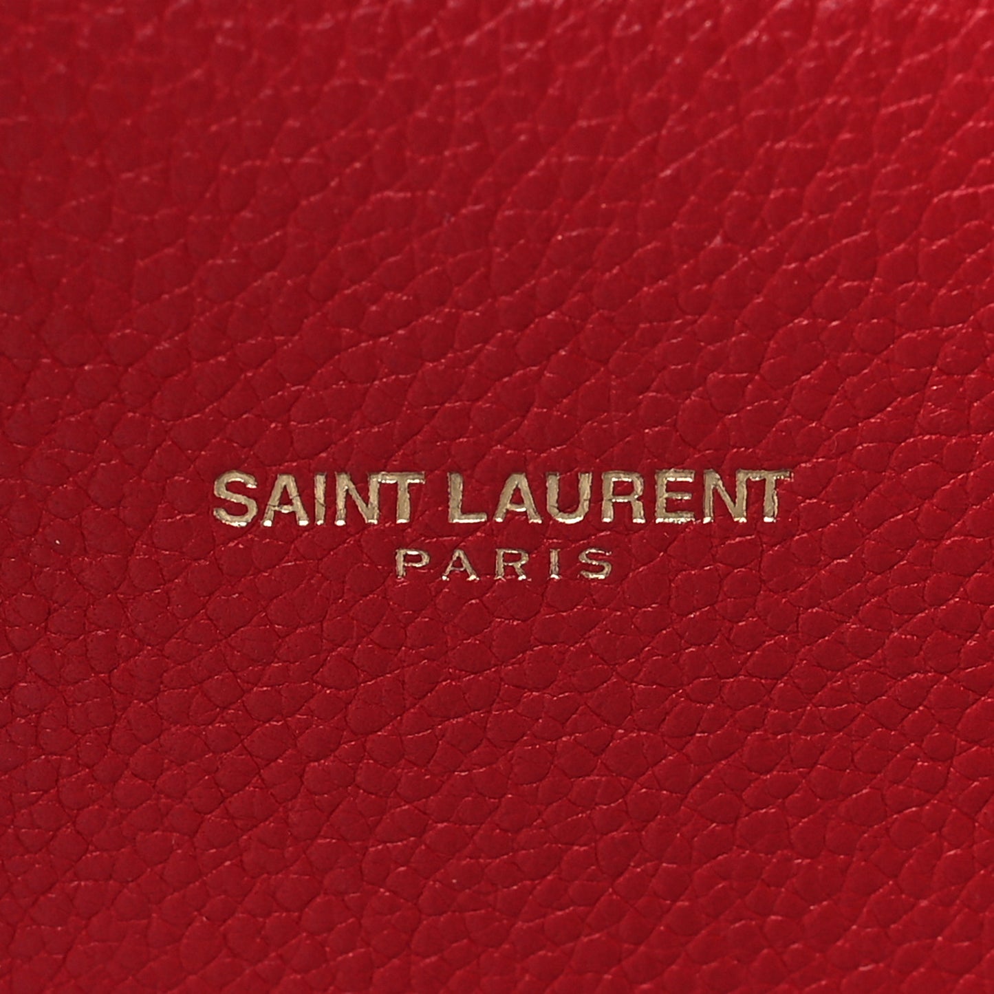 Grained Calfskin Nano Sac De Jour Lipstick Red