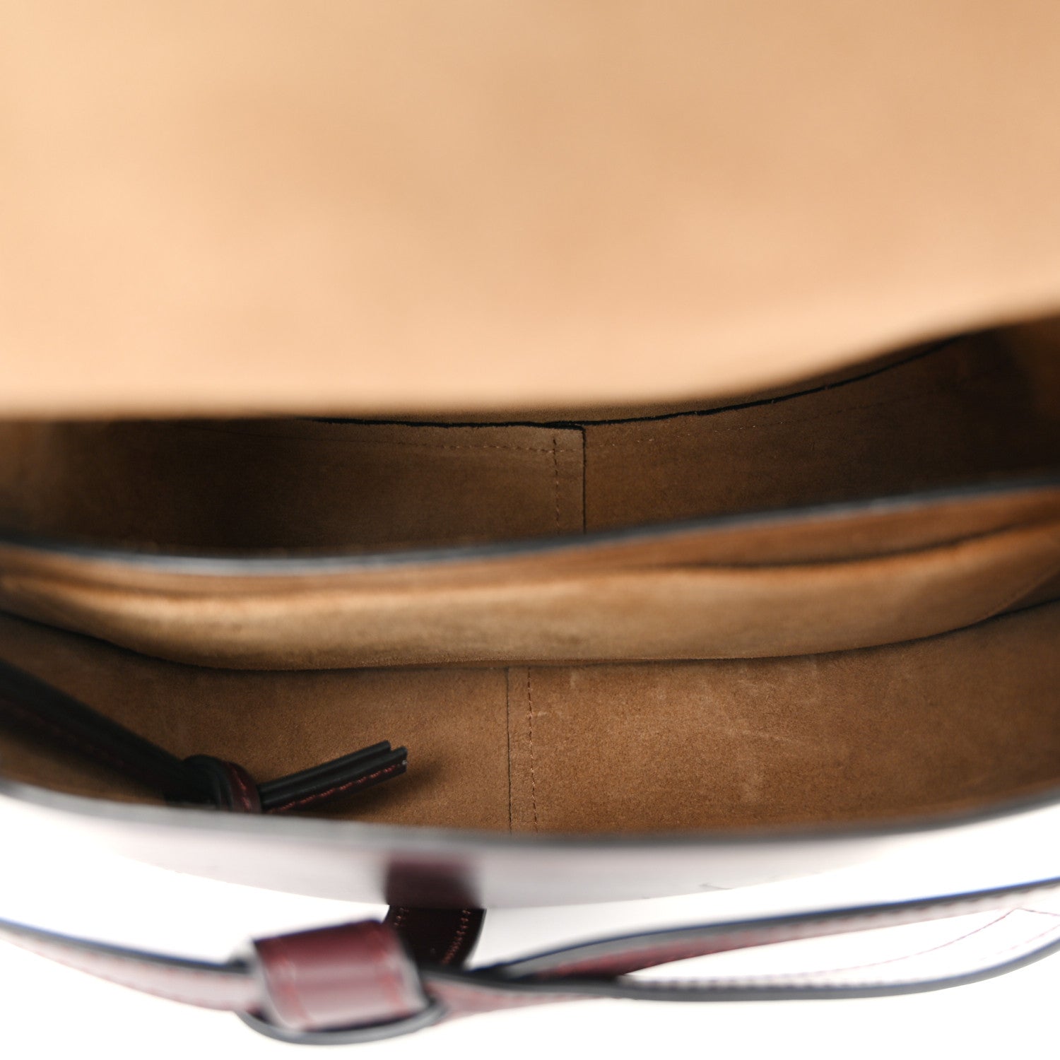 Loewe Calfskin Small Metal Gate Crossbody Bag Oxblood 5 of 9