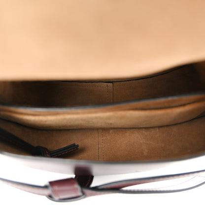 Loewe Calfskin Small Metal Gate Crossbody Bag Oxblood 5 of 9