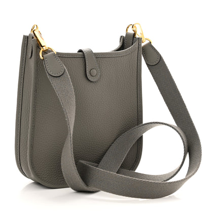 Hermes Taurillon Clemence Evelyne TPM Etain 3 of 10