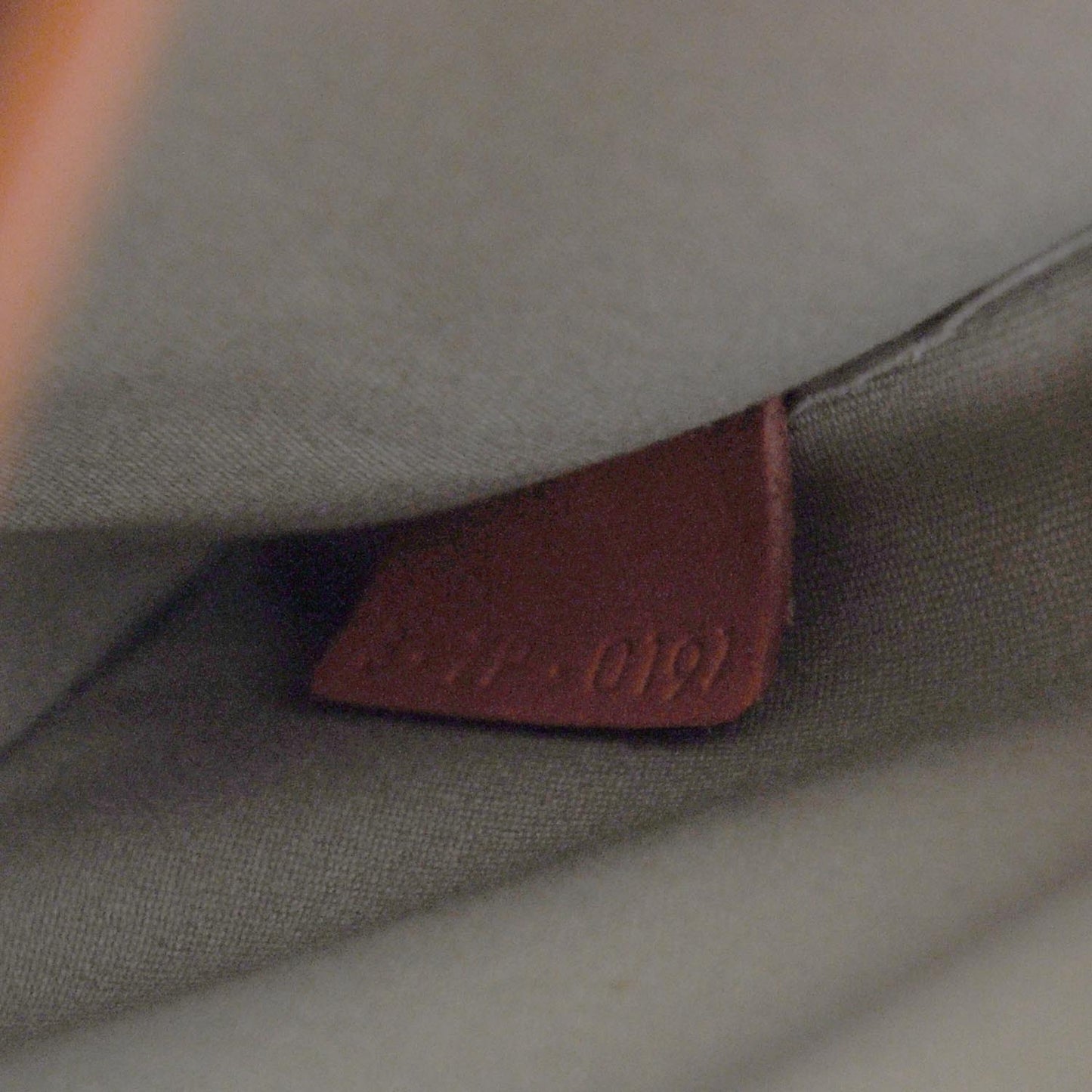 Smooth Calfskin Nano Luggage Orange