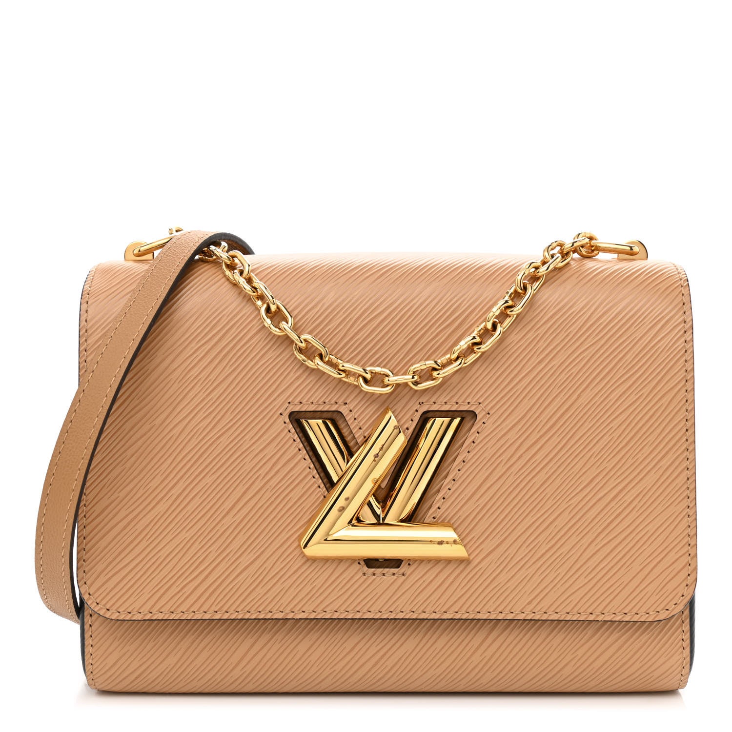 Louis Vuitton Epi Twist Shoulder Bag MM Camel 3 of 12