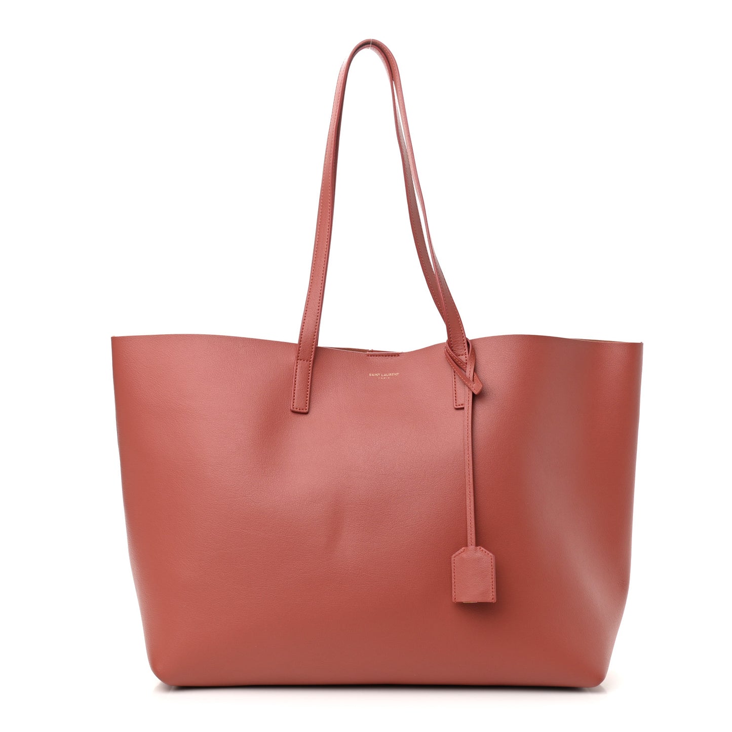 Calfskin Large Shopping Tote Palissandre