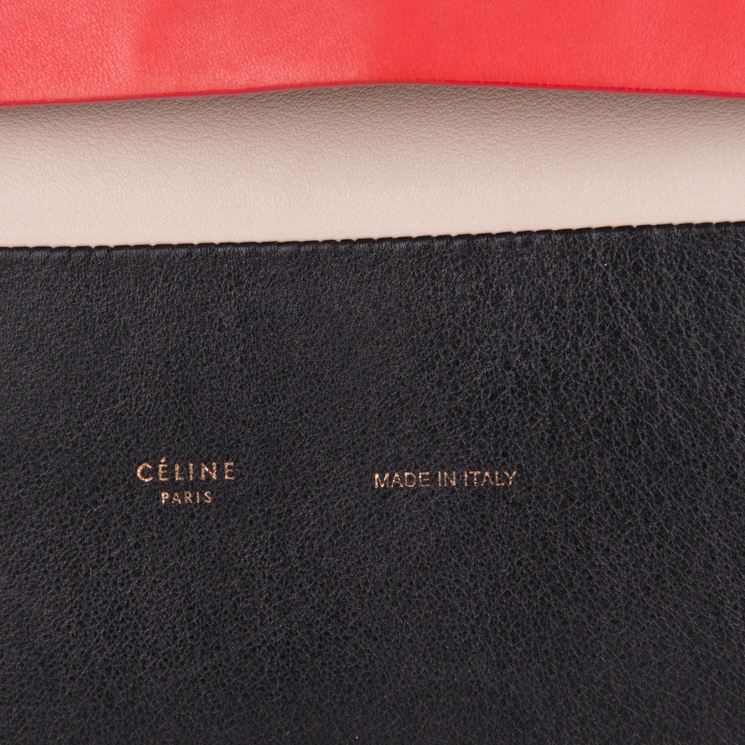 Celine Calfskin All Soft Shoulder Bag Vermillion 6 of 10