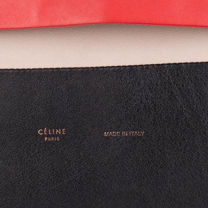 Celine Calfskin All Soft Shoulder Bag Vermillion 6 of 10