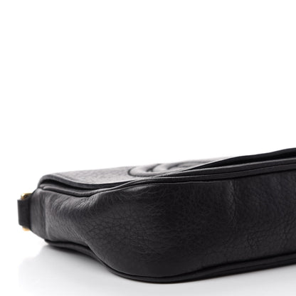 Gucci Pebbled Calfskin Small Soho Flap Crossbody Black 6 of 12