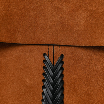 Proenza Schouler Suede Crochet Curl Satchel Wood 19 of 19