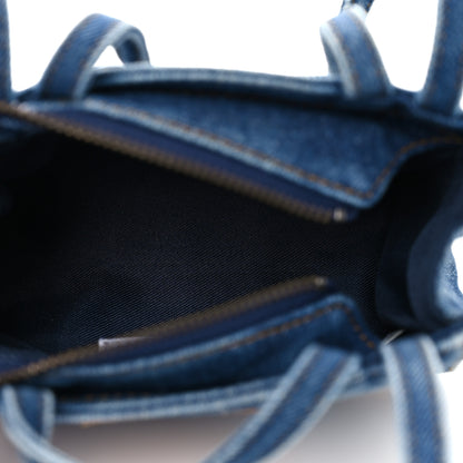 Telfar Denim Small Shopping Bag Blue 12 of 13