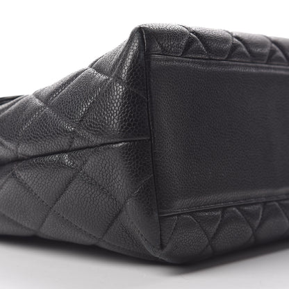 Chanel Caviar Quilted Jumbo Kelly Flap Black 9 of 11