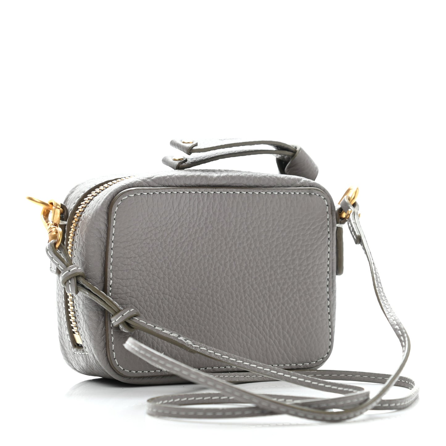 Calfskin Mini Marcie Crossbody Bag Cashmere Grey