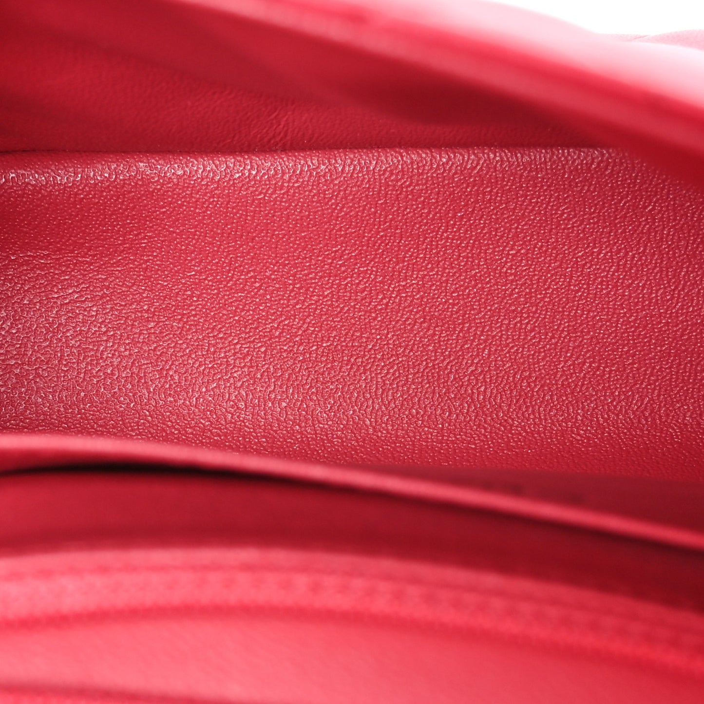 Lambskin Quilted Mini Square Flap Dark Pink