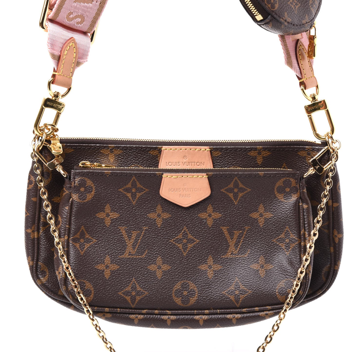 Monogram Multi Pochette Accessories Rose Clair