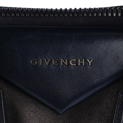 Givenchy Calfskin Large Bi-Color Antigona Duffel Black Navy 8 of 9