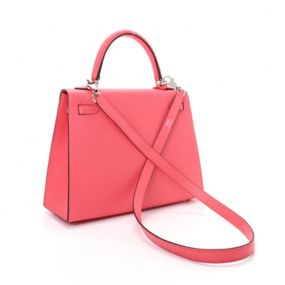 Hermes Chevre Kelly Sellier 25 Rose Lipstick 3 of 9
