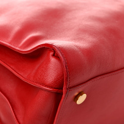 Saint Laurent Calfskin Large Sac de Jour Carryall Rouge Orient 10 of 19