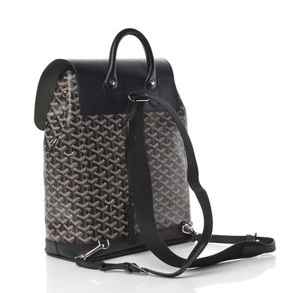 Goyard Goyardine Calfskin Alpin Backpack Black 3 of 12