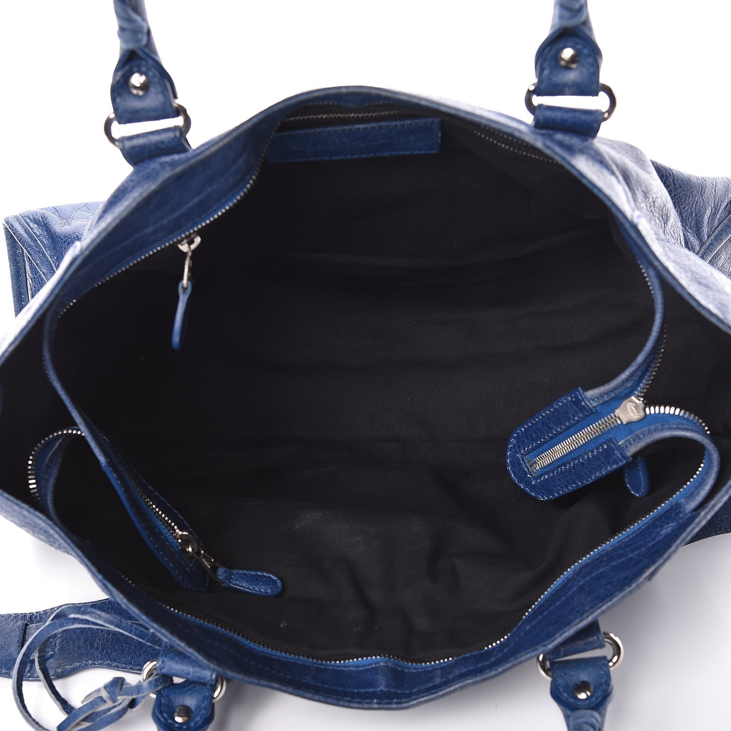 Balenciaga Agneau Giant 12 Silver Hardware Part Time Bleu Cobalt Bleu Electric 5 of 18