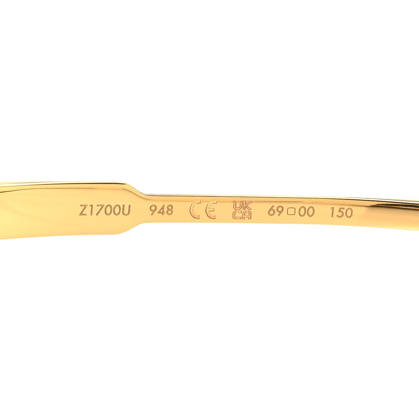 Acetate Swarovski Crystal Cyclone Sunglasses Z1700U Gold
