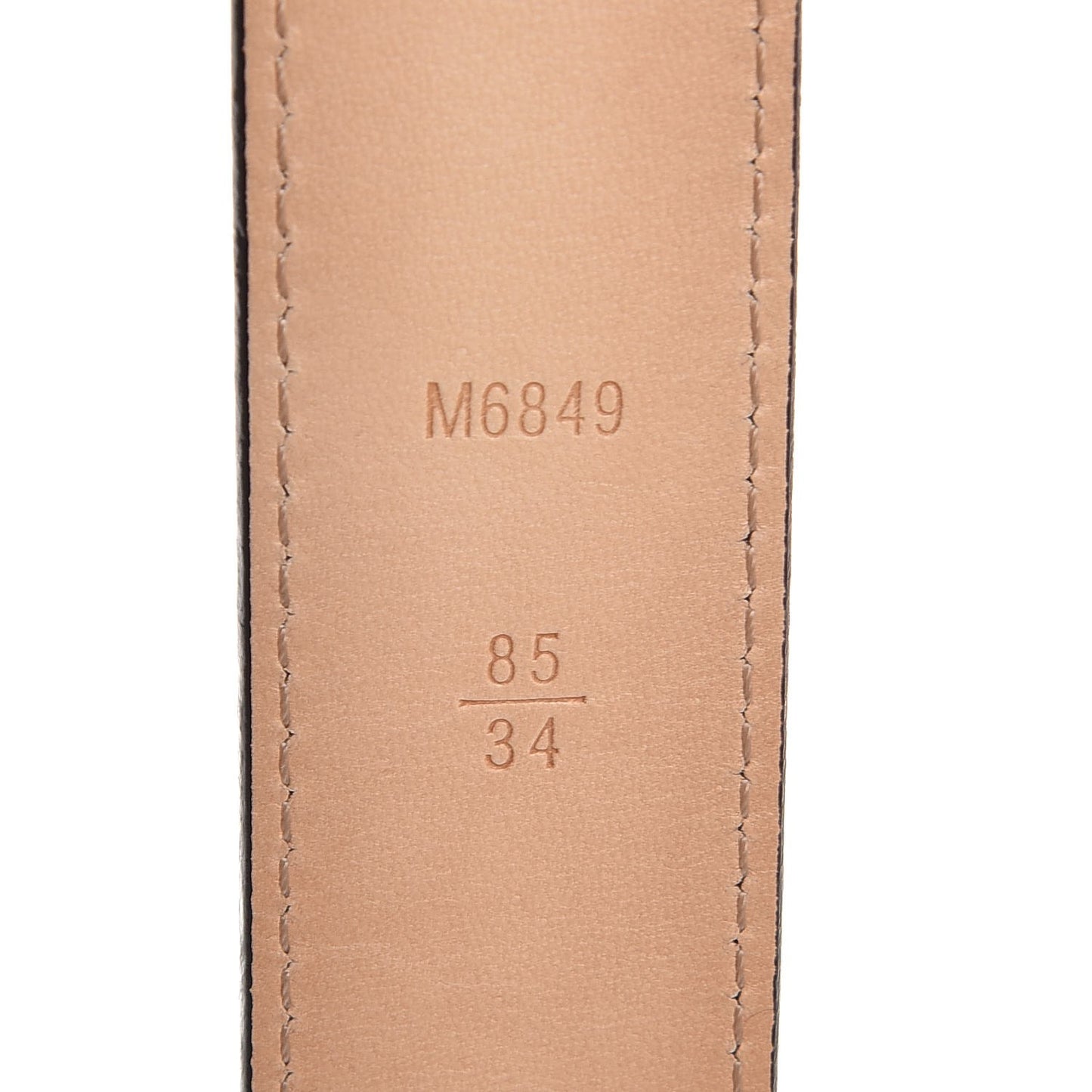 Vernis LV Frame Belt 85 34 Amarante