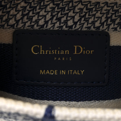 Christian Dior Canvas Reverse Embroidered Rêve d'Infini Medium Lady D-Lite Blue Multicolor 6 of 9