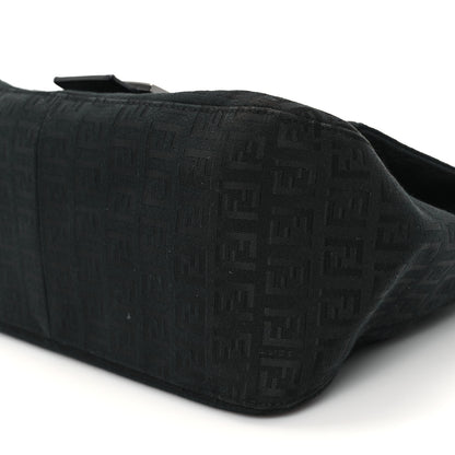 Fendi Zucchino Mama Baguette Black 10 of 14
