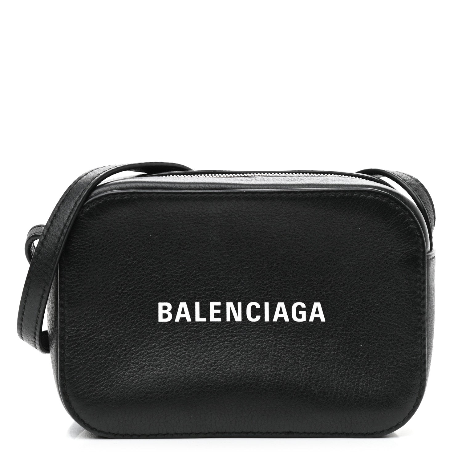 Balenciaga Calfskin Logo XS Everyday Camera Bag Black 1 of 10