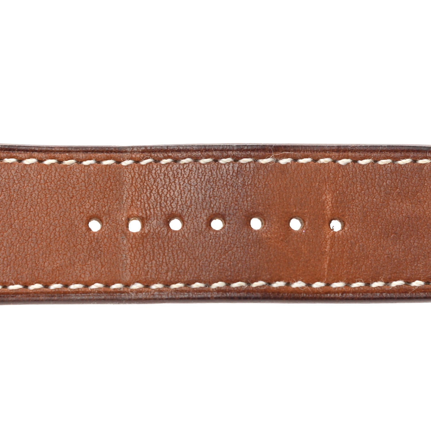 Hermes Barenia 44mm Apple Watch Single Tour Band Fauve 3 of 8