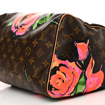 Louis Vuitton Monogram Roses Speedy 30 10 of 11