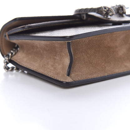 Gucci GG Supreme Monogram Super Mini Dionysus Shoulder Bag Taupe 9 of 11