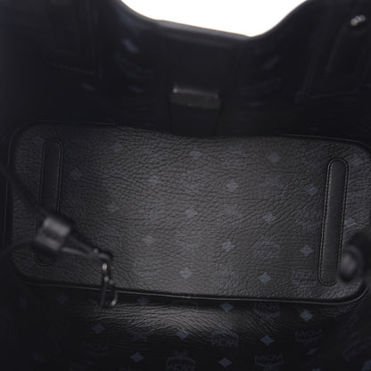 MCM Visetos Medium Liz Reversible Shopper Tote Black 12 of 14