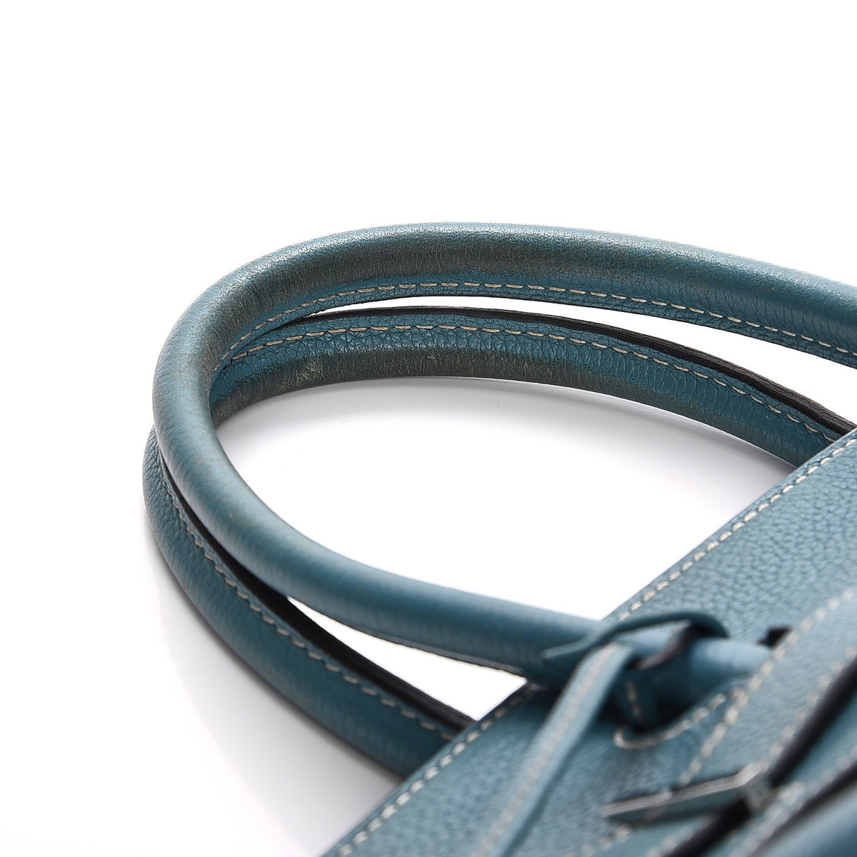 Taurillon Clemence Birkin 30 Blue Jean