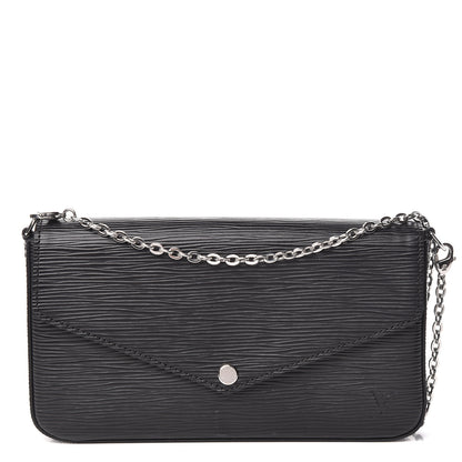 Louis Vuitton Epi Pochette Felicie Black 1 of 15