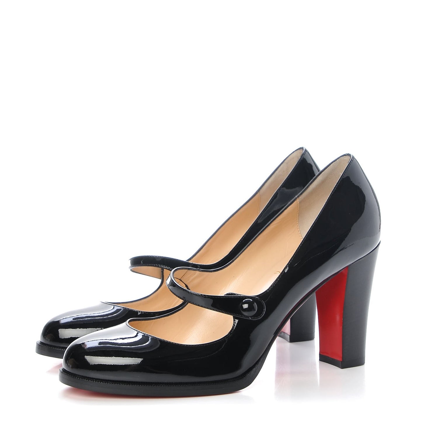 Patent Top Street 85 Mary Jane Pumps 40 Black