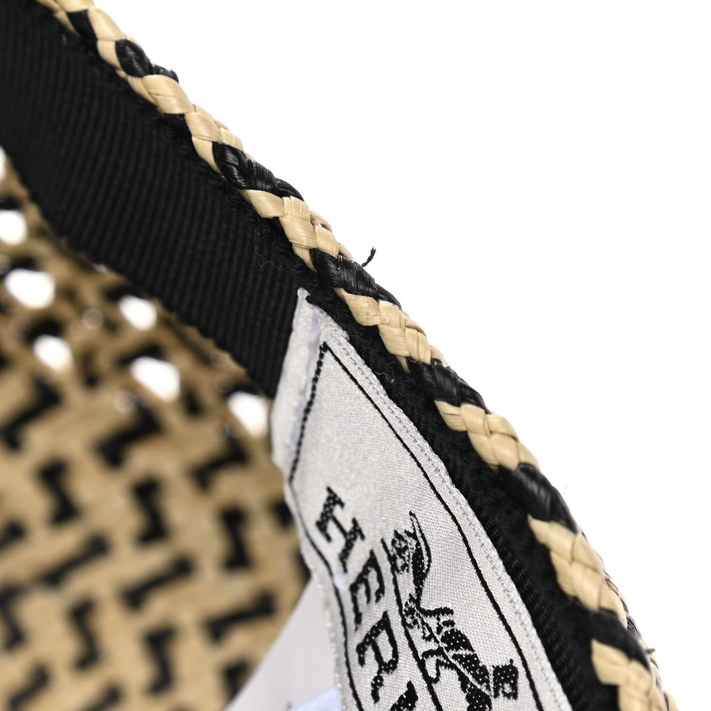 Panama Straw Chapeau Tanzanie Canna Hat 57 Naturel Black