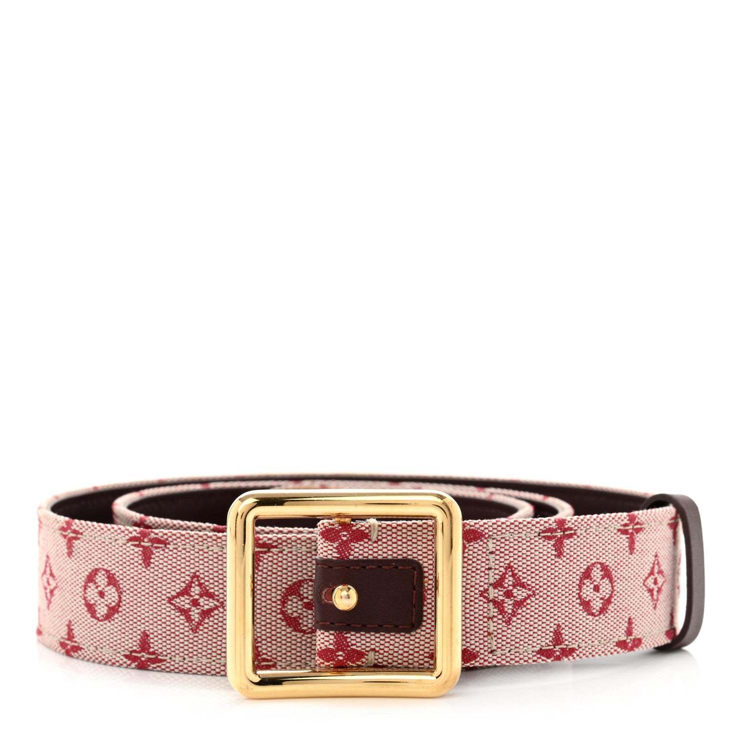Louis Vuitton Mini Monogram Belt 90 36 Cherry 1 of 7