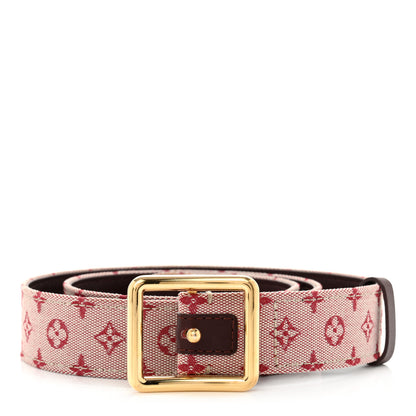 Louis Vuitton Mini Monogram Belt 90 36 Cherry 1 of 7