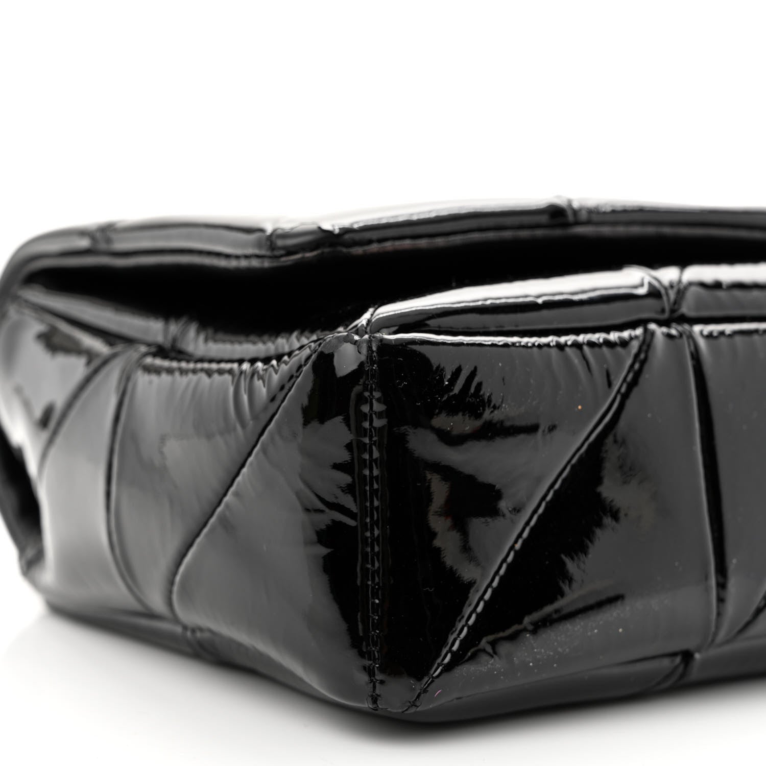 Saint Laurent Patent Patchwork Monogram Medium Jamie Black 9 of 12