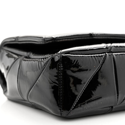 Saint Laurent Patent Patchwork Monogram Medium Jamie Black 9 of 12