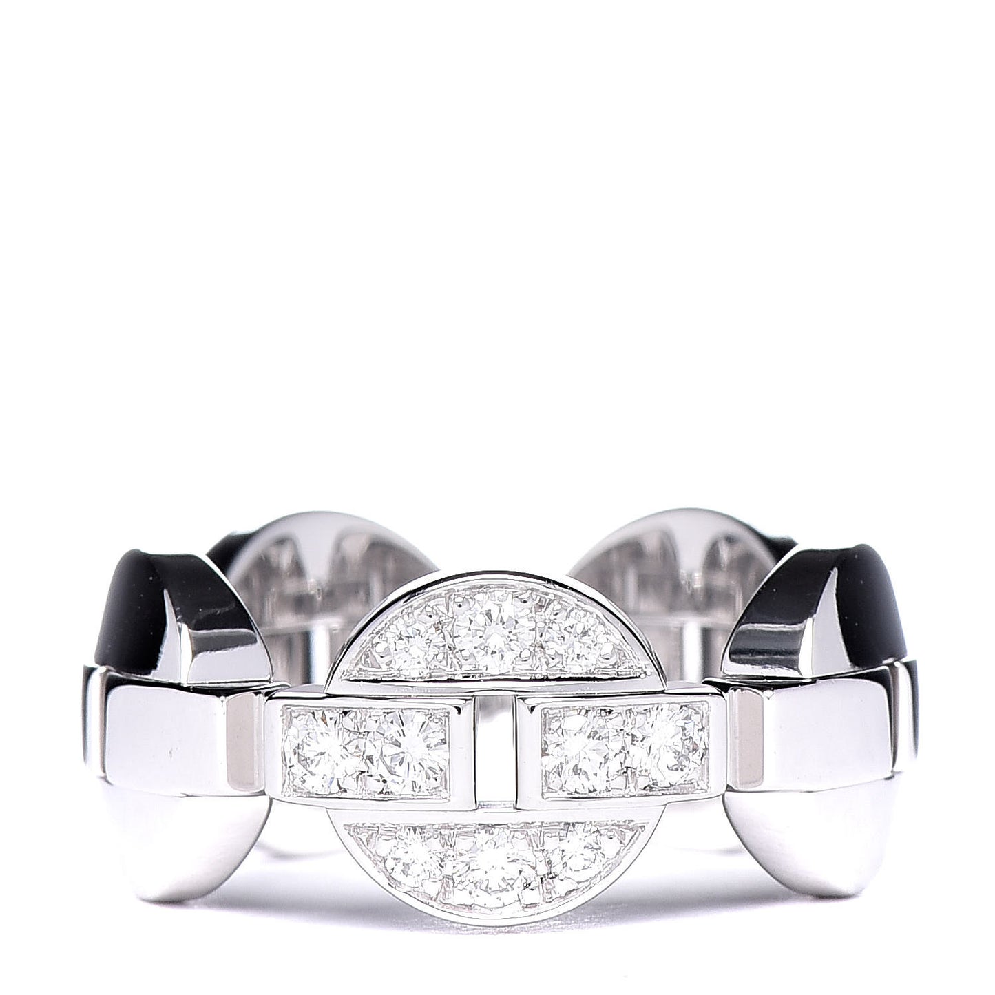 18K White Gold Diamond Himalia Ring 50 5.25