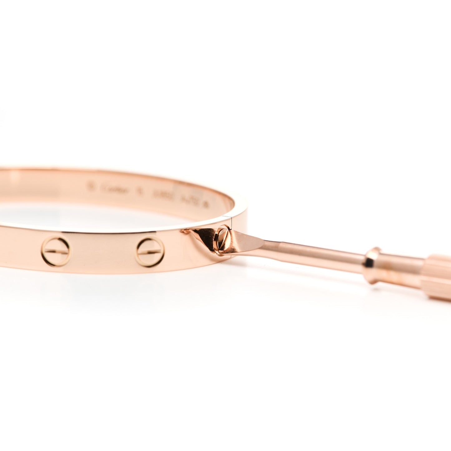 18K Pink Gold LOVE Bracelet 15