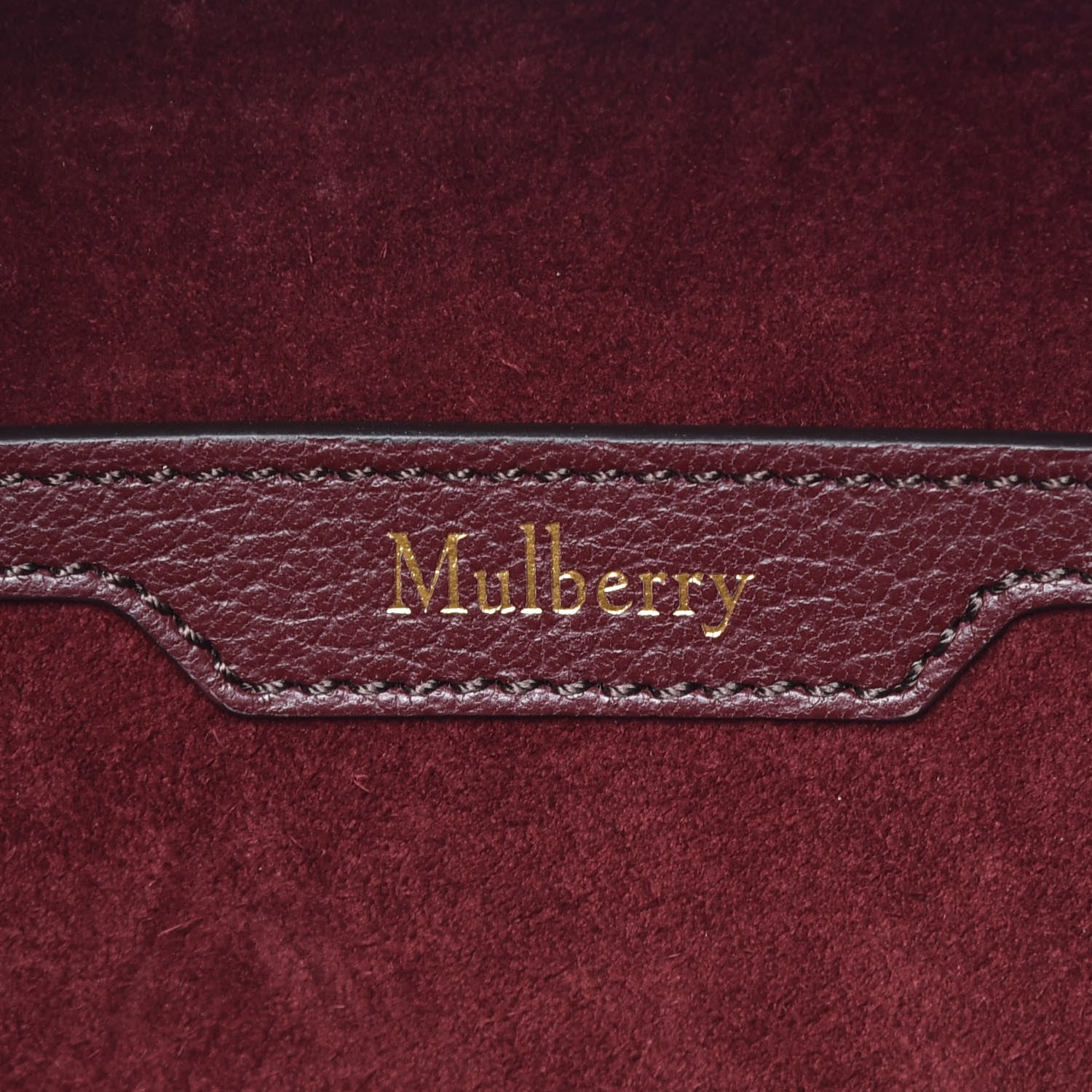 Mulberry Shiny Smooth Lambskin Stripe Patchwork Cherwell Square Shoulder Bag Burgundy Midnight White 8 of 9