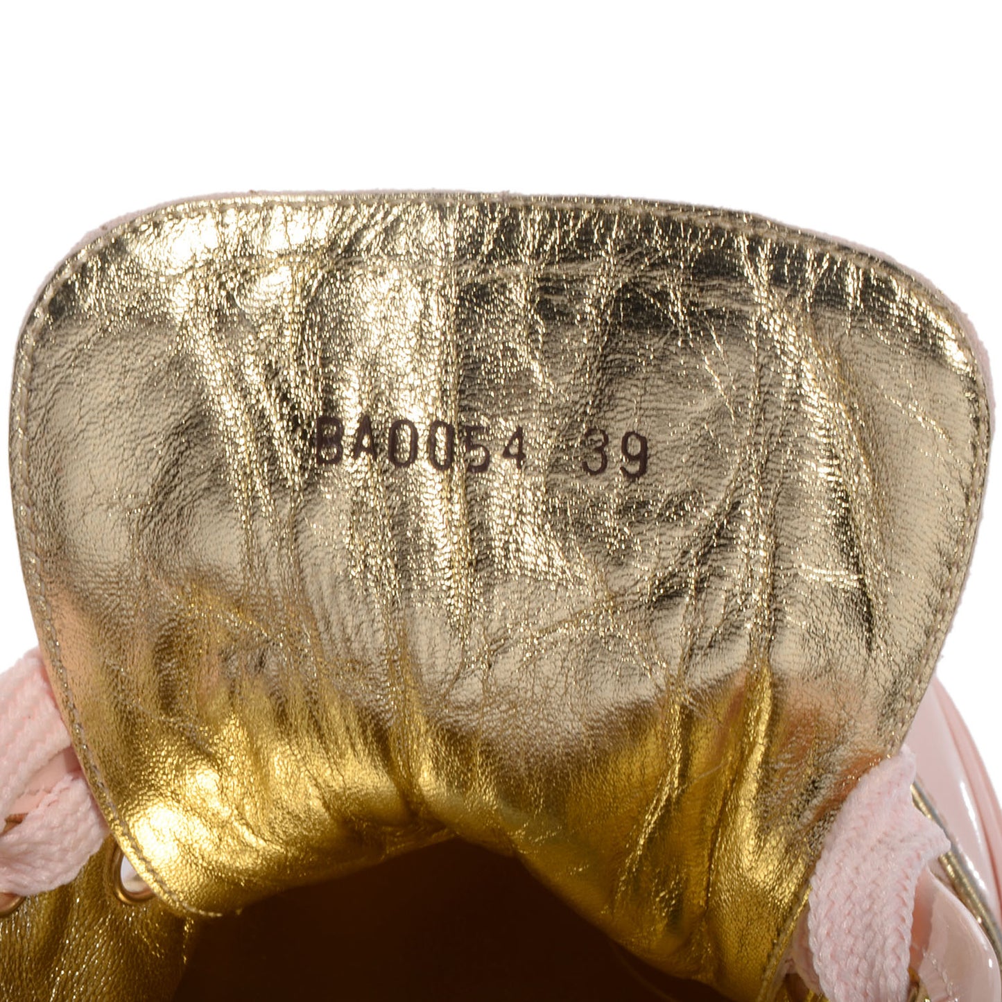 Patent Monogram Sneakers 39 Pink