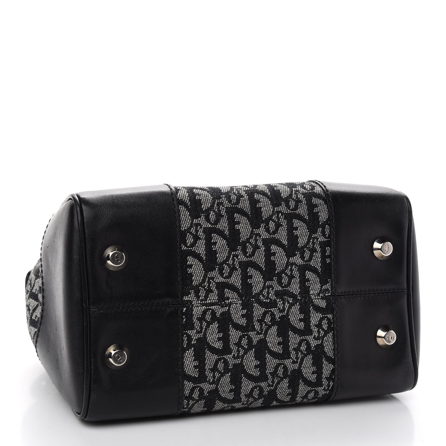 Christian Dior Monogram Boston Black 3 of 9