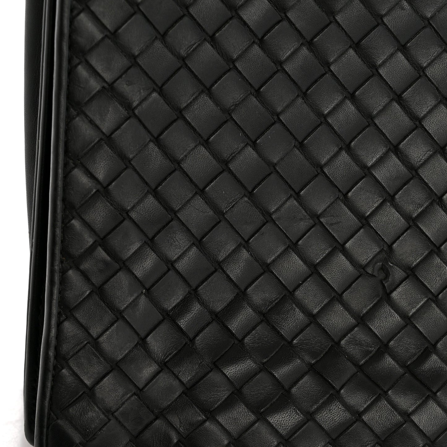 Nappa Intrecciato Briefcase Black