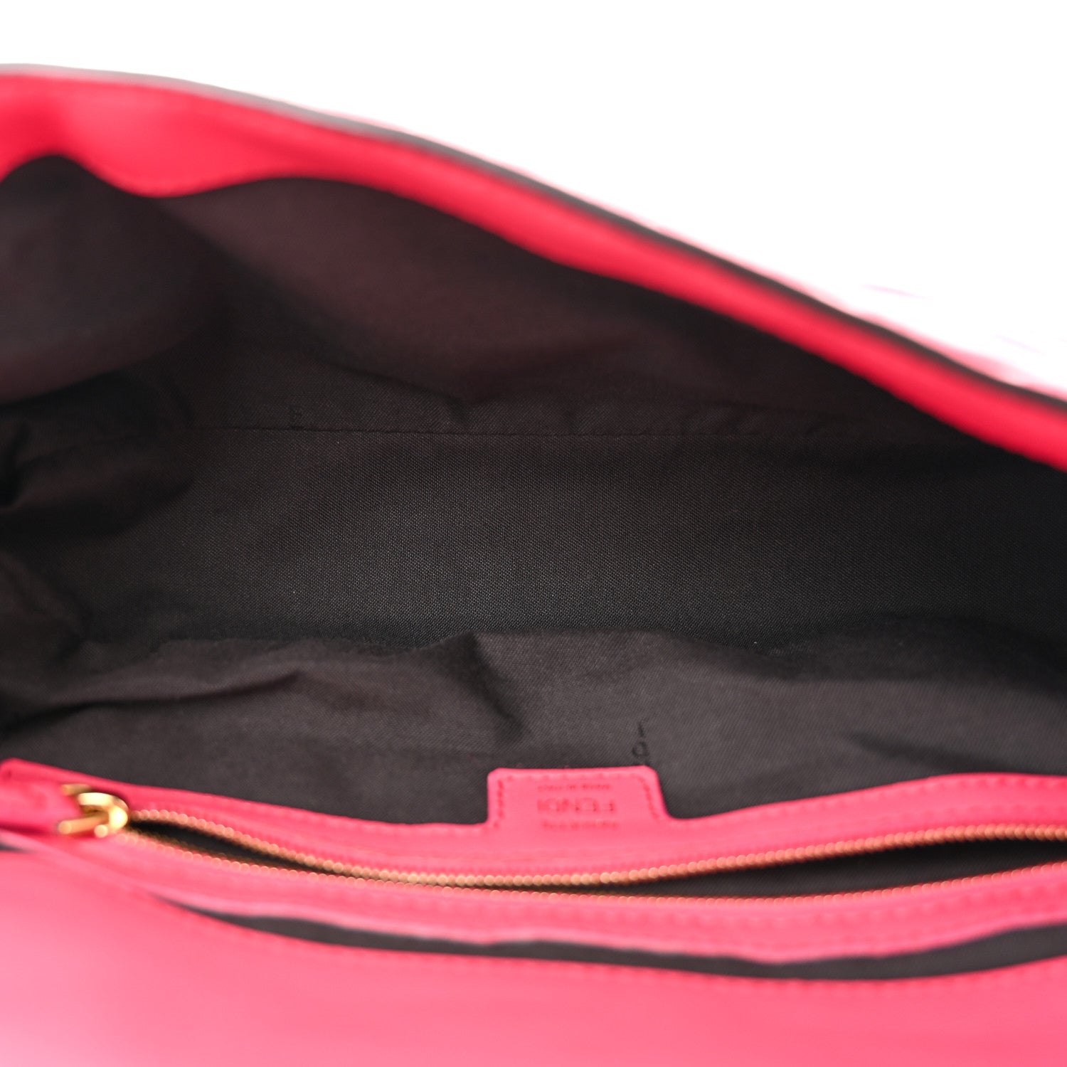 Fendi Nappa FF 1974 Embossed Baguette Lampone 5 of 12